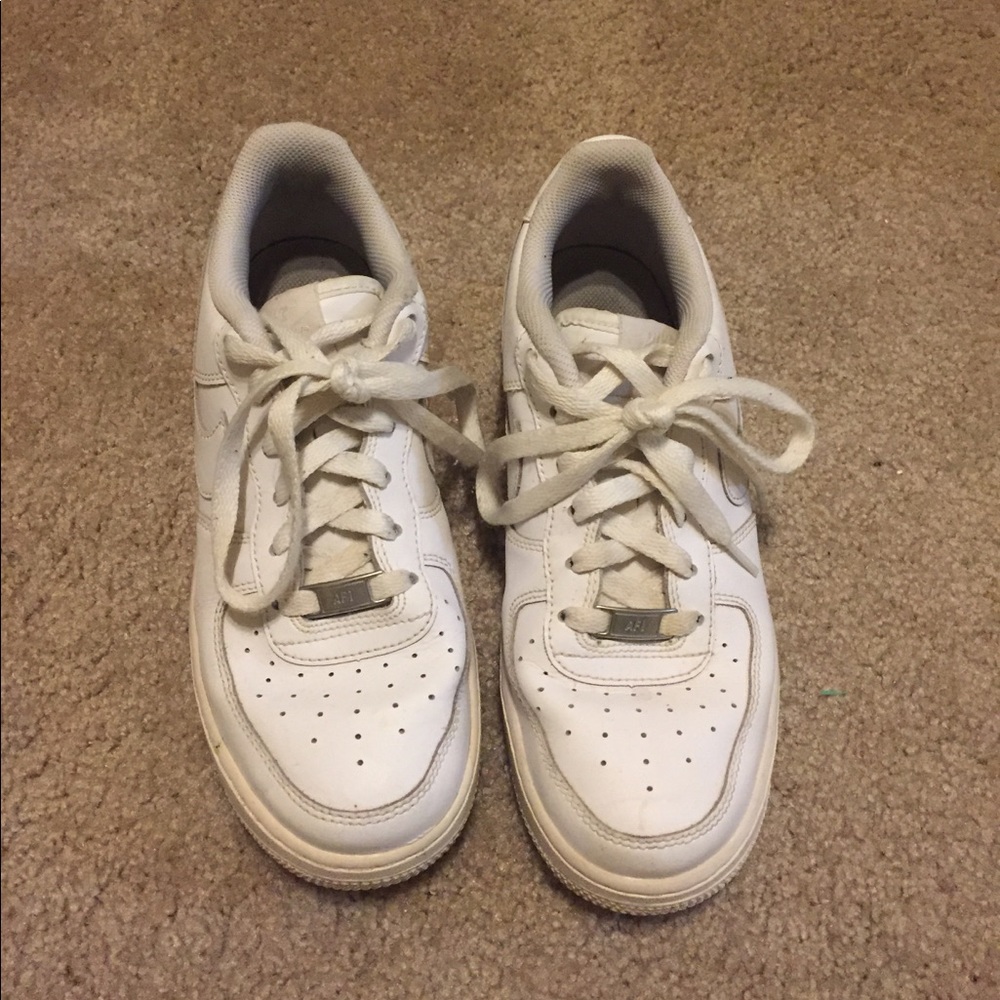 White Nike Air Forces